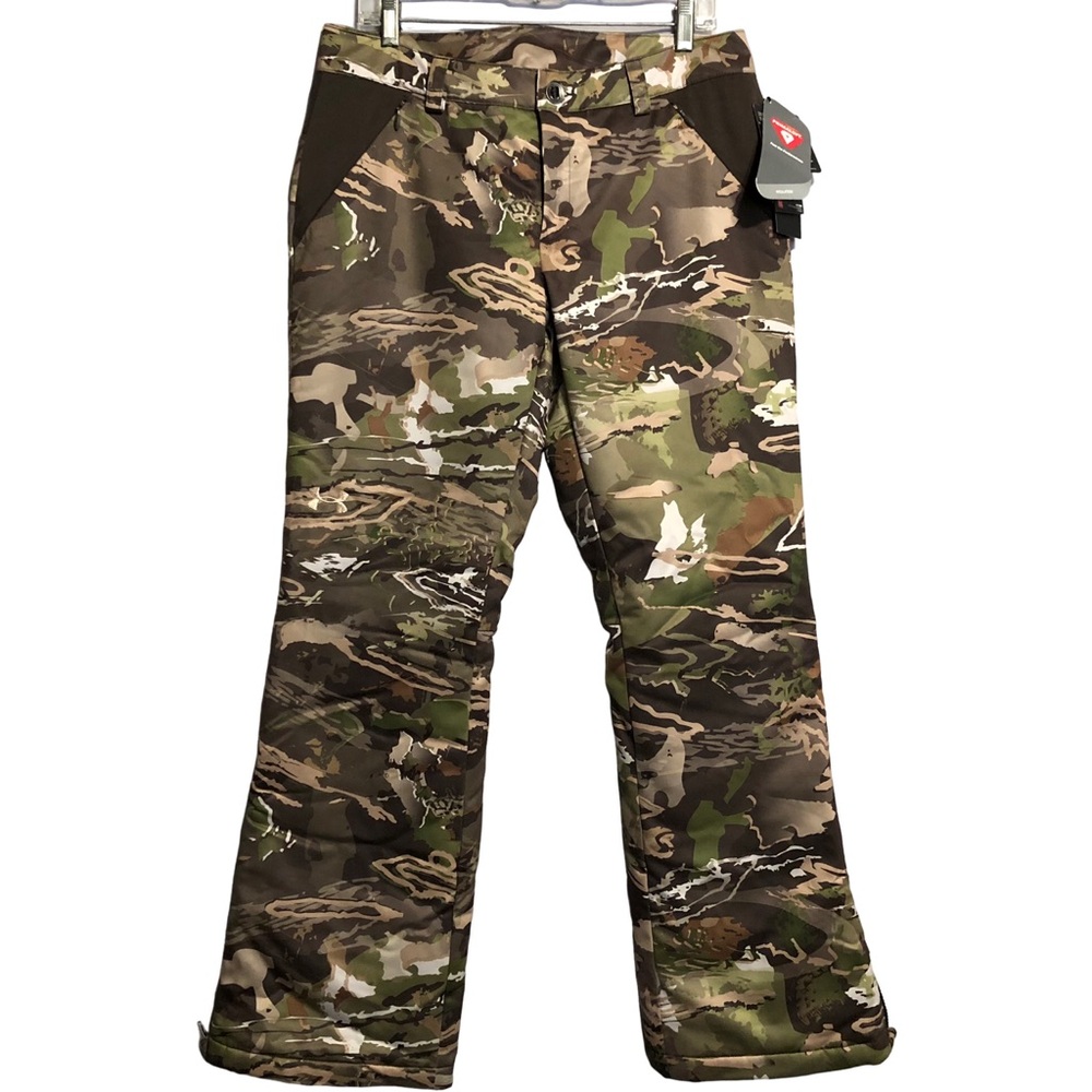 Under Armour Pants Womens 2 Hunting Camo Coldgear Infrared Extreme Storm 1292559